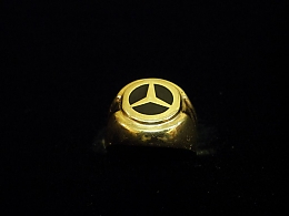 Златен мъжки пръстен, 2.98гр. ,Поморие