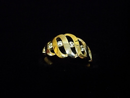 Златен дамски пръстен, 2.55гр. ,Стара Загора